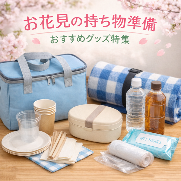 お花見準備とおすすめグッズ