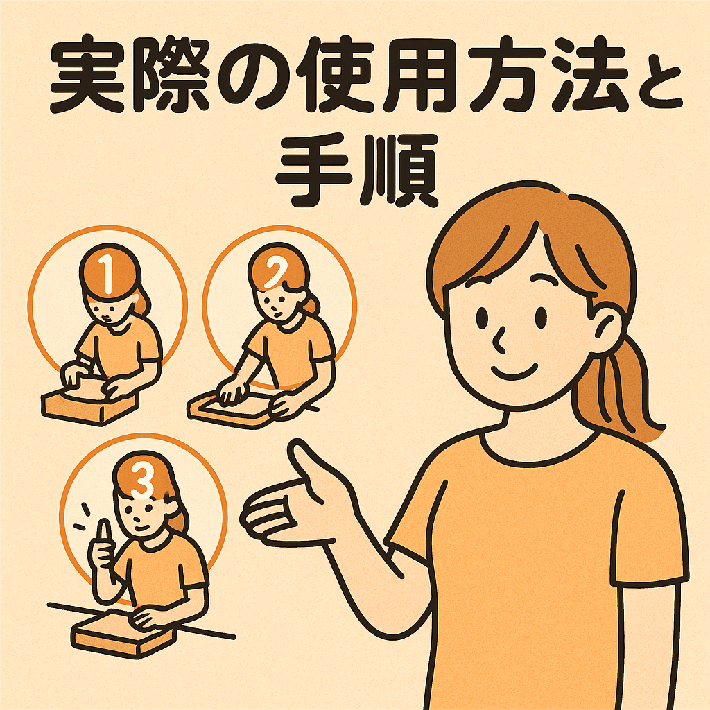 実際の使用方法と手順