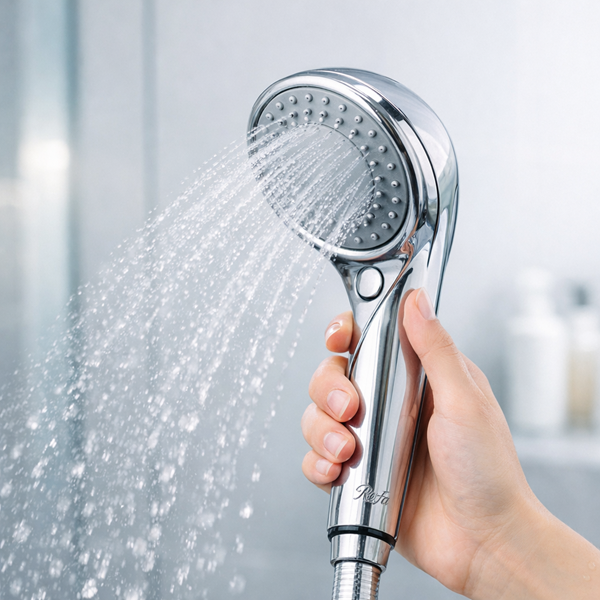 ReFaシャワーヘッドの詳細なクローズアップ